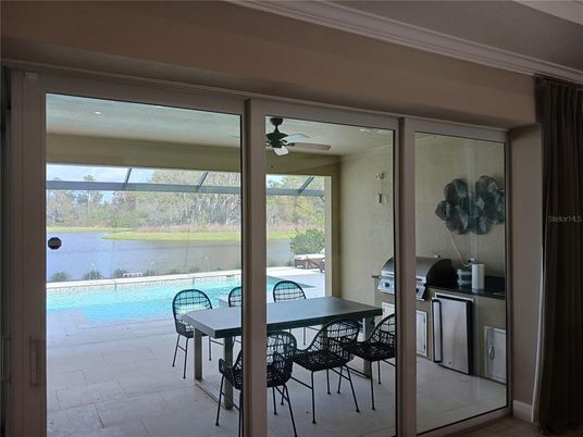 Dining room, Interior, Sun Room, Water
