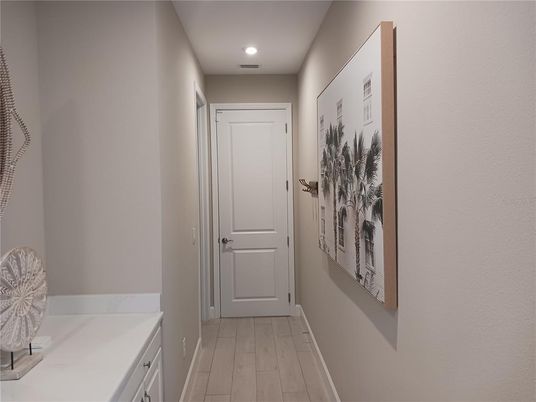 Interior, Recessed Lighting, Wood Texture Flooring