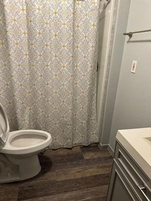 Bathroom, Interior, Wood Texture Flooring