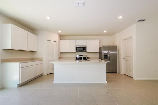 Interior, Kitchen, Recessed Lighting, Stainless Steel Appliances