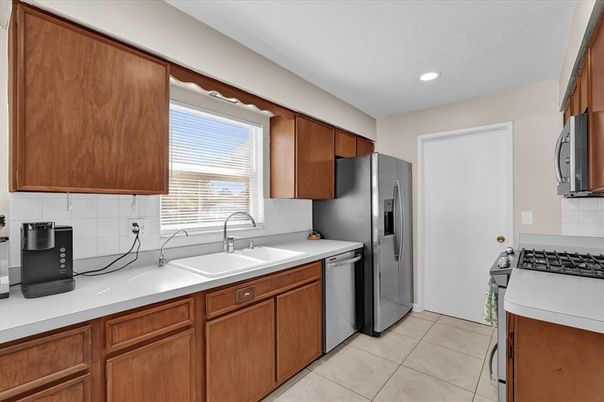 Interior, Kitchen, Recessed Lighting, Stainless Steel Appliances