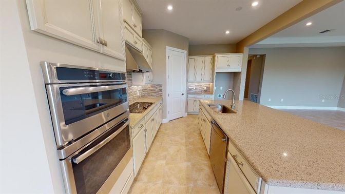 Interior, Kitchen, Recessed Lighting, Stainless Steel Appliances