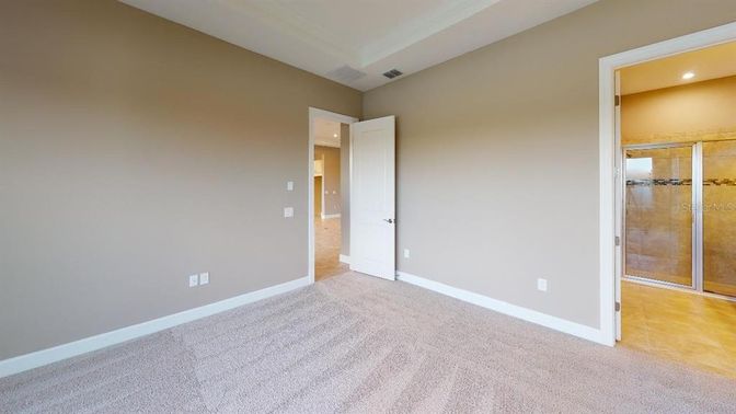Empty room, Interior, Recessed Lighting