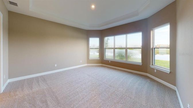 Empty room, Interior, Recessed Lighting
