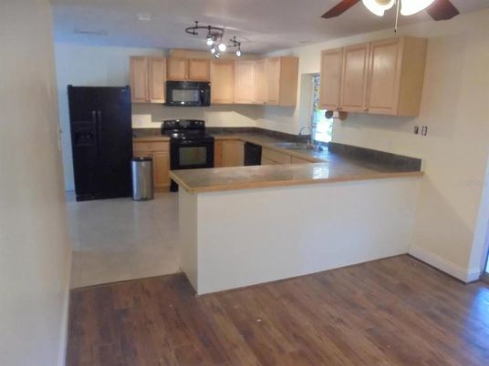 Interior, Kitchen, Wood Texture Flooring