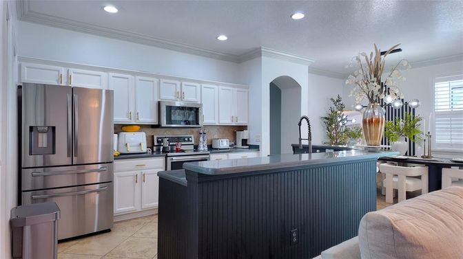 Interior, Kitchen, Recessed Lighting, Stainless Steel Appliances