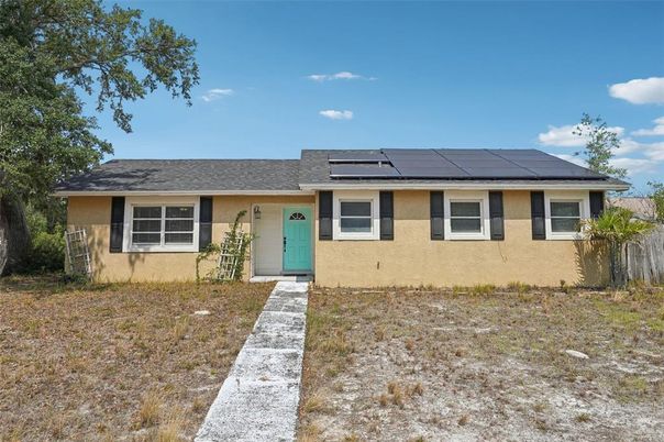 Exterior, Facade, Solar Panels, Ranch