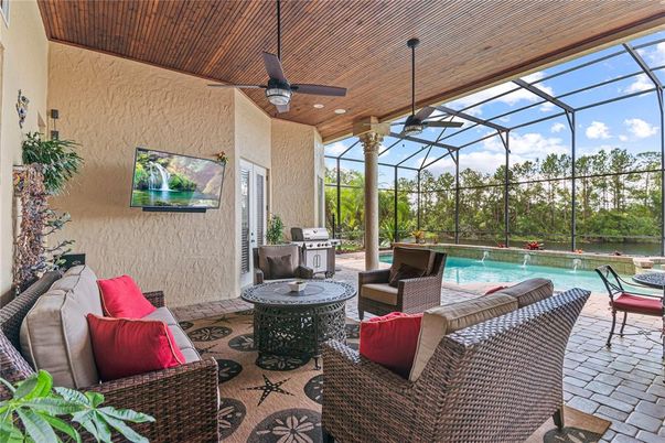 Glass Ceilings, Interior, Living room, Pool, Recessed Lighting, Sun Room