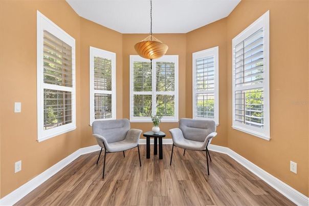 Interior, Pendant Lights, Wood Texture Flooring