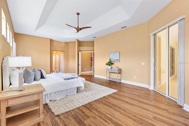 Bedroom, Interior, Wood Texture Flooring