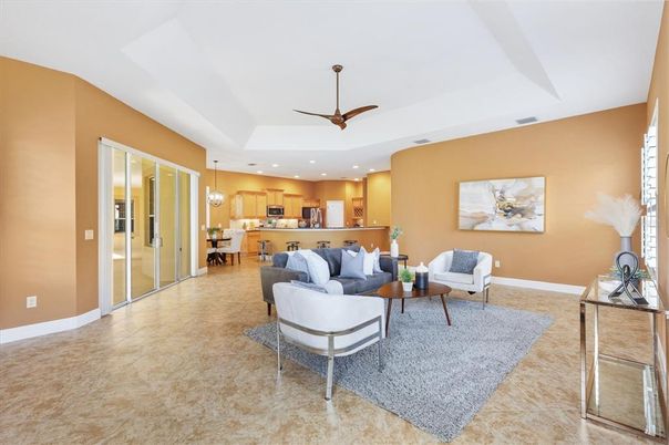 Interior, Kitchen, Living room, Pendant Lights, Recessed Lighting