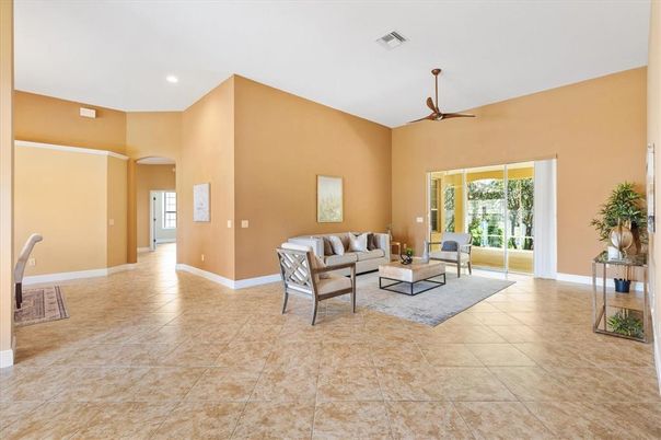 Interior, Living room, Recessed Lighting