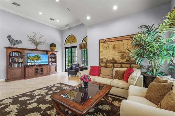 Interior, Living room, Recessed Lighting