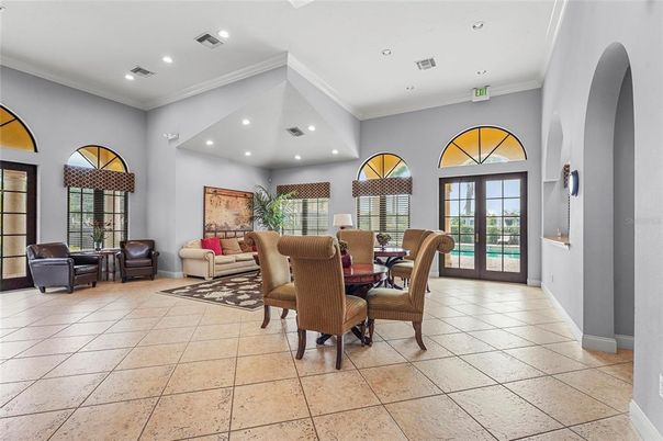 Dining room, Interior, Living room, Recessed Lighting