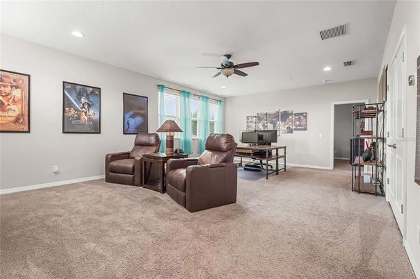 Home Office, Interior, Living room, Recessed Lighting