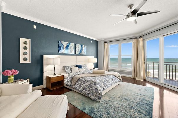 Bedroom, Interior, Water, Wood Texture Flooring