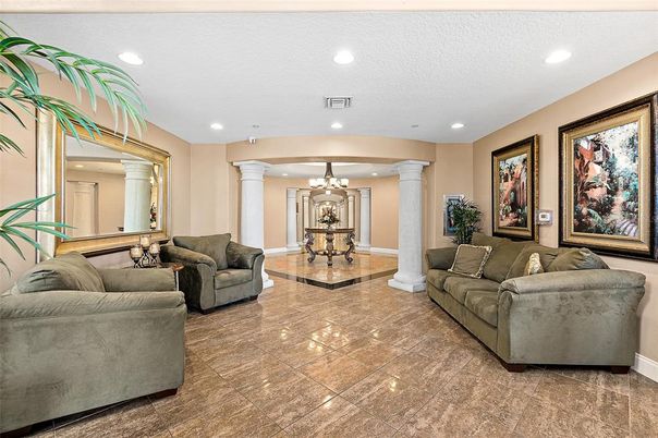 Chandelier, Interior, Living room, Recessed Lighting