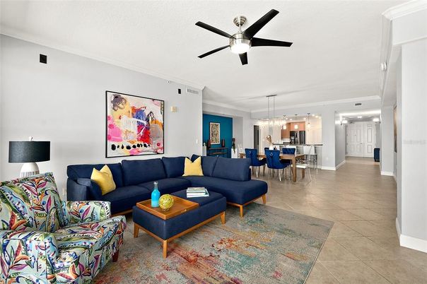 Dining room, Interior, Kitchen, Living room, Pendant Lights