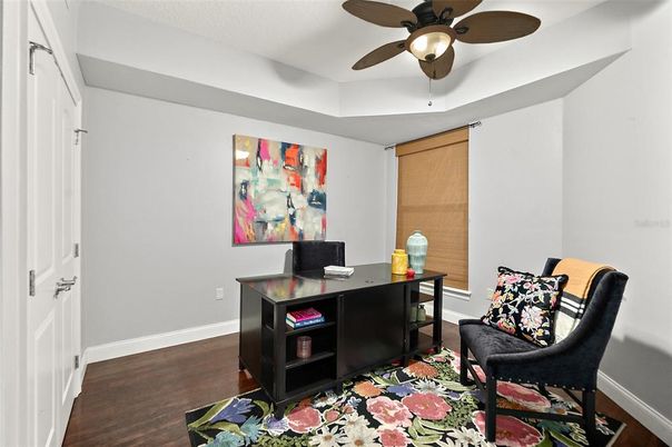 Home Office, Interior, Wood Texture Flooring