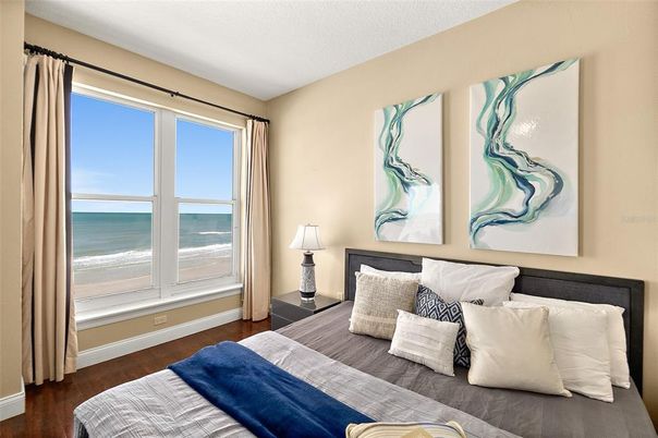 Bedroom, Interior, Water, Wood Texture Flooring