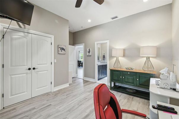 Interior, Recessed Lighting, Wood Texture Flooring