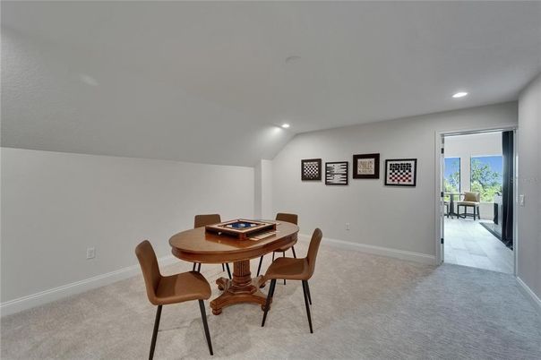 Dining room, Interior, Recessed Lighting