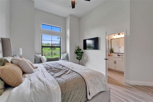 Bedroom, Interior, Wood Texture Flooring