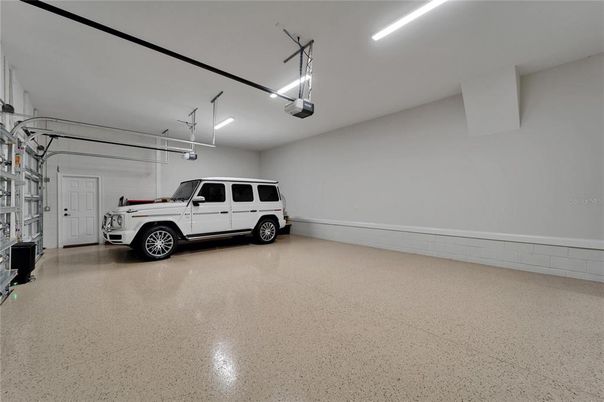 Garage, Interior, Recessed Lighting