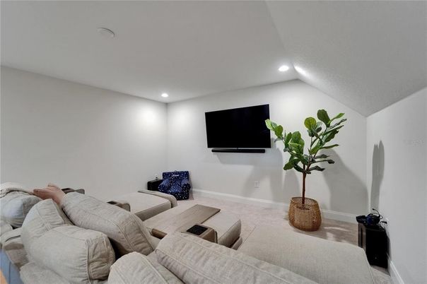 Interior, Living room, Recessed Lighting