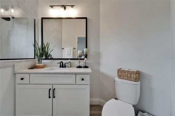 Bathroom, Interior, Wood Texture Flooring