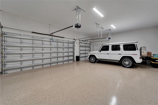Garage, Interior, Recessed Lighting