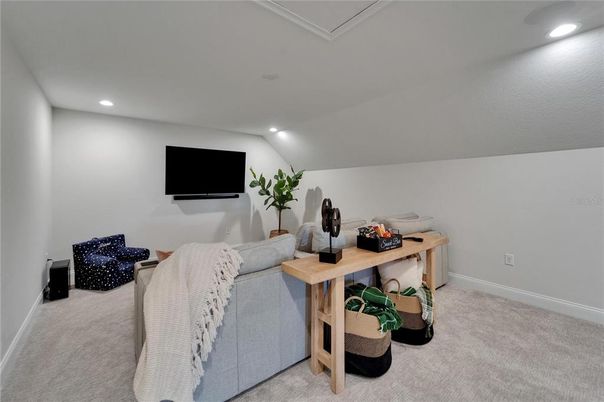 Interior, Living room, Recessed Lighting