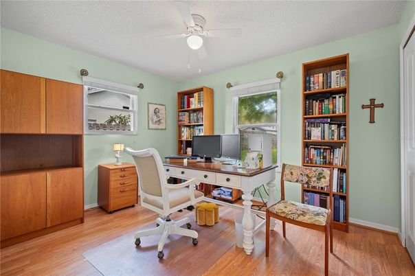 Home Office, Interior, Wood Texture Flooring