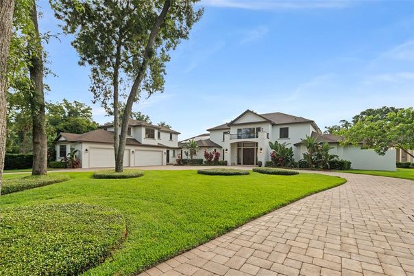 Attached, Backyard, Exterior, Facade, Mediterranean