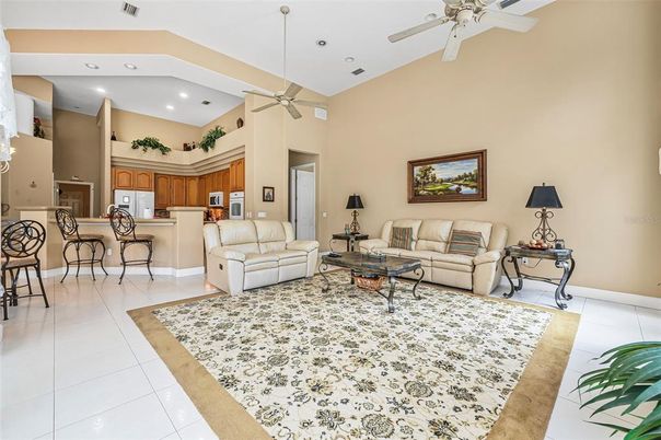 Interior, Kitchen, Living room, Recessed Lighting