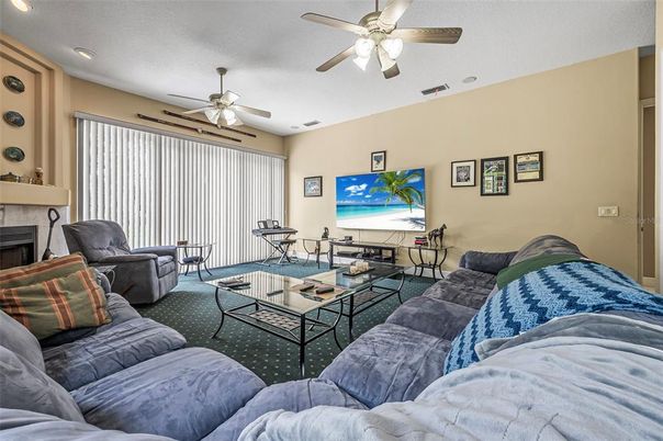 Fireplace, Interior, Living room, Recessed Lighting
