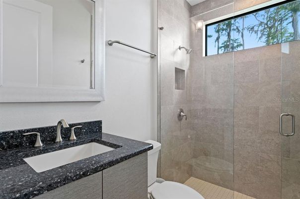 Bathroom, Glass Shower, Interior