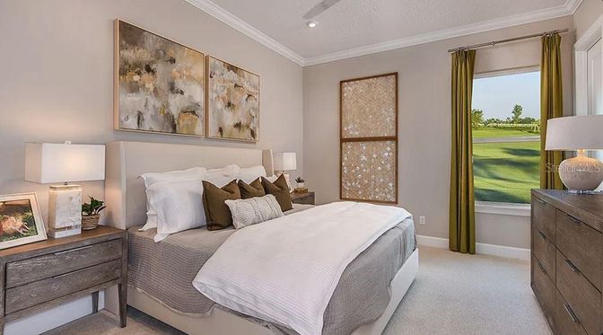 Bedroom, Interior, Recessed Lighting