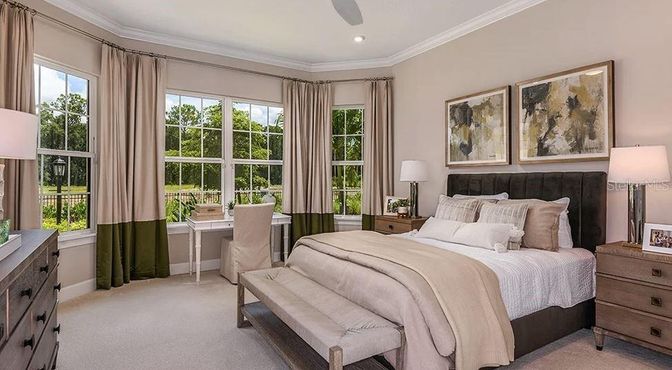 Bedroom, Home Office, Interior, Recessed Lighting