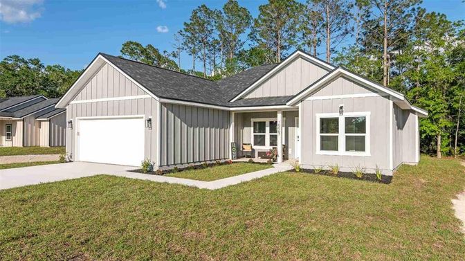 Attached, Backyard, Exterior, Facade, Farmhouse