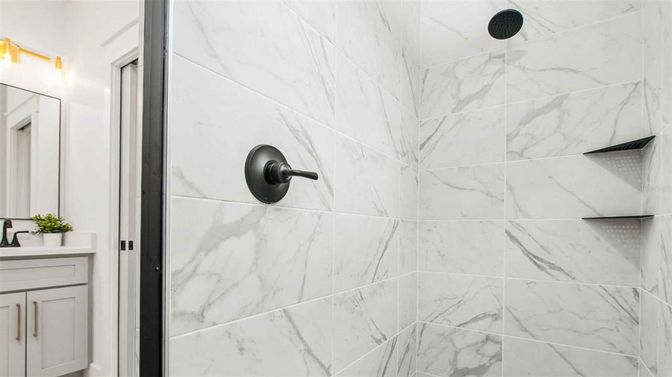 Bathroom, Interior, Marble Walls