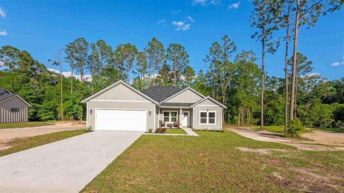 Attached, Backyard, Detached Garage, Exterior, Facade, Ranch