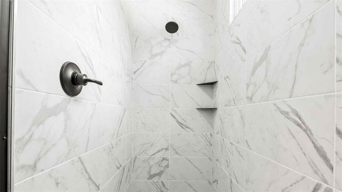 Bathroom, Interior, Marble Walls
