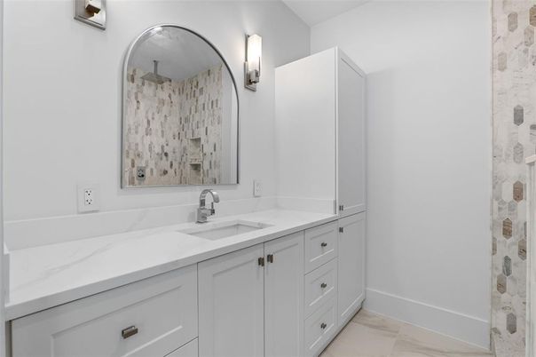 Bathroom, Dual Sink Vanities, Interior, Marble