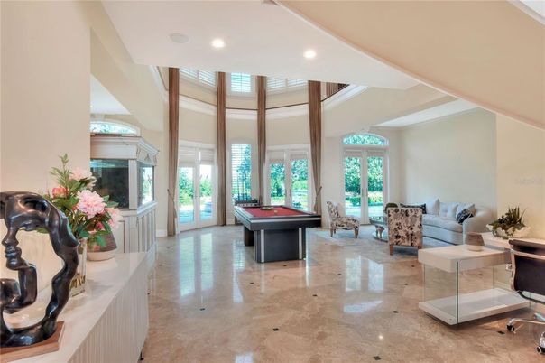 Billiard Table, Game Room, Interior