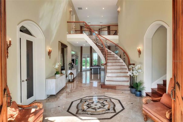 Chandelier, Interior, Recessed Lighting