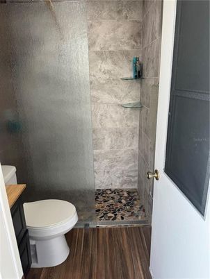 Bathroom, Interior, Wood Texture Flooring