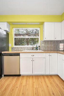 Interior, Kitchen, Wood Texture Flooring