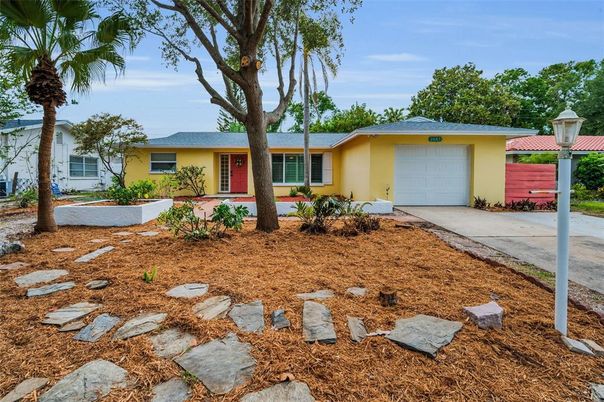 Attached, Backyard, Exterior, Facade, Ranch