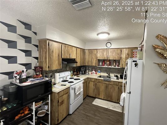 Interior, Kitchen, Wood Texture Flooring